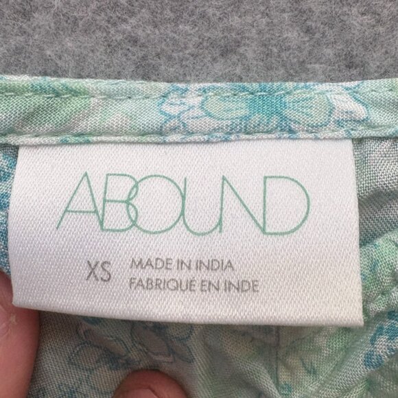 Abound Light Blue Blue Floral Spaghetti Strap Tank Top - Picture 3 of 5